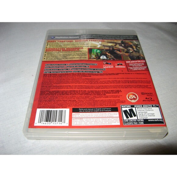 Army of Two: The 40th Day (Sony PlayStation 3, 2010) TESTED AND WORKS - Picture 2 of 3